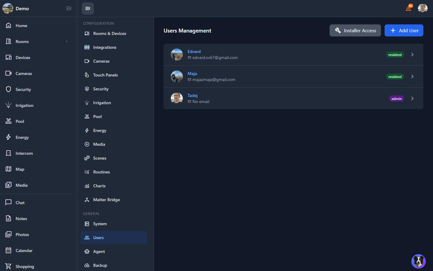 Users & Access